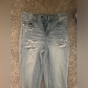 American eagle size-4 curvy high rise jeggings